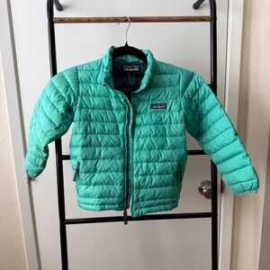 Kids 5T Patagonia Sea Green Puffer Jacket